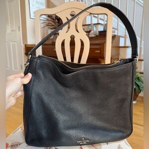 Kate Spade Black Leather Shoulder Bag